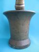 1893 Year Antique Russian Bronze Mortar And Pestle Weight Of 4100 Grams. Mortar & Pestles photo 3