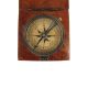 Vintage/antique Style Old Wood Box Directional Navigational Travel Compass Tool Compasses photo 1