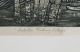 Vintage 1966 Limted Edition Ruth Kerkovius Lobster Fishing Town Etching Print Other Maritime Antiques photo 4