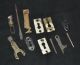 Thriftchi Vintage Salvage Door Lock & Key Hole Plates Hardware - Door Knobs & Handles photo 5