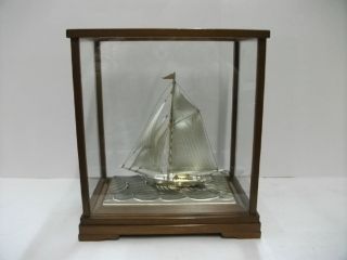 The Sailboat Of Silver960 Of Japan.  104g/ 3.  66oz.  Takehiko ' S Work. photo