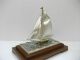 The Sailboat Of Silver960 Of Japan.  104g/ 3.  66oz.  Takehiko ' S Work. Other Antique Sterling Silver photo 2