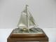 The Sailboat Of Silver960 Of Japan.  104g/ 3.  66oz.  Takehiko ' S Work. Other Antique Sterling Silver photo 3