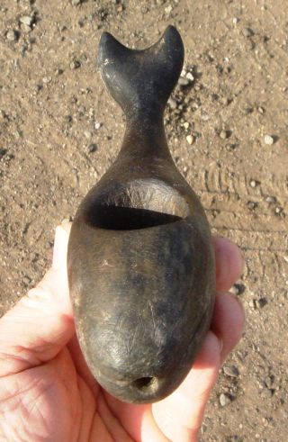 Pipe: Whale - Effigy,  Pacific Northwest photo