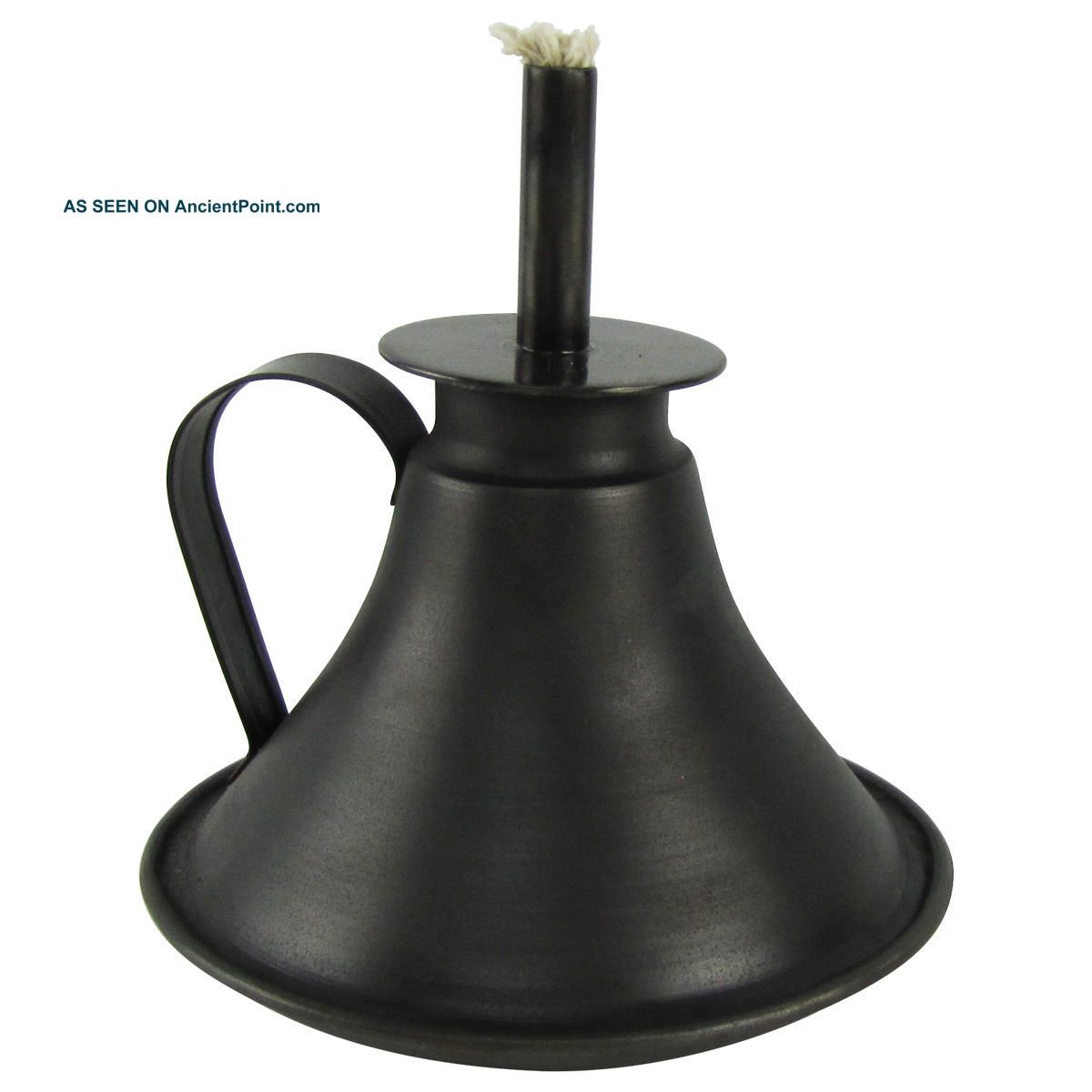 Primitive Colonial Style Camphene Burner Antique Maritime Whale Oil Lamp W/ Wick Primitives photo
