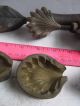 Four (4) Bronze Molds Millinery Silk Flowers,  Leaves,  Valente,  G.  Molla,  A.  F.  T. Industrial Molds photo 1