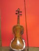 Antique Violin W/ Bow Joannes Georgius Leeb Label & 1826 Repair Label String photo 1