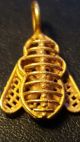 Roman Pure Solid 24ct Gold Bee Pendant.  98 Grams Roman photo 4