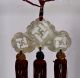 Antique Chinese Tibetan Mother Of Pearl Buddhist Amulet Temple Altar Nacre& Silk Amulets photo 7