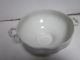 Antique Ironstone White Covered Serving Bowl & Small Bone Colored Platter (as - Is) Tureens photo 3