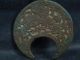 Ancient Bronze 2 Sided Moon Pendant,  Bronze Age 500 Bc Br7303 Near Eastern photo 3