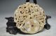 Exquisite Workmanship China Old Jade Hand Carved Dragon Phoenix Jade Tablets Sd3 Necklaces & Pendants photo 4