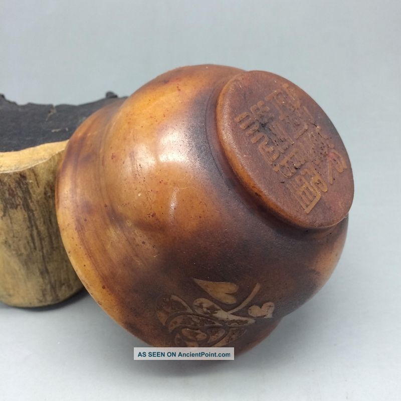 Xiuyan Jade Hand Carved Flower Bowl In China 4。6w16