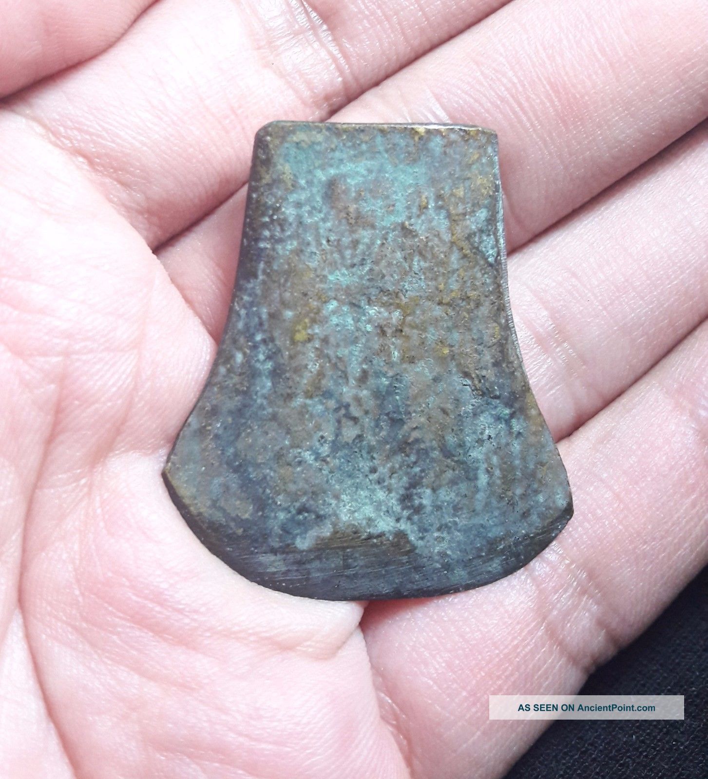 Laos Mini [36mm] Bronze Ax Adze Late Iron Age Hard - To - Find Item [tm43] Neolithic & Paleolithic photo