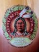 1907 Round Oak Stoves Advertising Stein Mug,  Doe - Wah - Jack American Indian Logo Stoves photo 1
