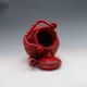 Chinese Collectable Red Resin Hand Carved Teapot&lid Teapots photo 4