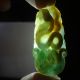 100 Natural Old Green Brown Yellow Jadeite Jade A Pendant Necklace Zodiac Snake Necklaces & Pendants photo 2