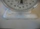 Vintage American Family 25 Lb.  White Kitchen Scale Steel Body W Plastic Top Tray Scales photo 2