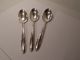 3 - Sterling Silver Teaspoons,  By Towle,  In The 1948 Madeira Pattern Flatware & Silverware photo 2