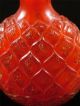 Antique Old Chinese Peking Glass Carved Snuff Bottle Bright Color Auspicious Snuff Bottles photo 6