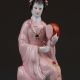Chinese Famille Rose Porcelain Hand Painted Gril Statue G405 Men, Women & Children photo 1