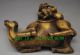China Folk Brass Old Man Ride Camel Llama Of The Desert Animal Statue Other Antique Chinese Statues photo 5