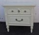 French Painted Nightstand Side End Table By Dixie 8199 Post-1950 photo 9