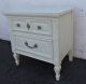 French Painted Nightstand Side End Table By Dixie 8199 Post-1950 photo 2