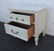 French Painted Nightstand Side End Table By Dixie 8199 Post-1950 photo 3