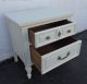 French Painted Nightstand Side End Table By Dixie 8199 Post-1950 photo 6