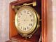Vtg Longines 8 Day Ship Chronometer In Wood Case Not Running Project Clock Clocks photo 7