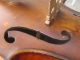 Rare Antique 3/4 German Stradivarius Copy Violin,  Marked 1900 - 1920 String photo 10