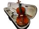 Antique Finish Tiger Flamed 4/4 Strad Fullsize German Violin Fiddle String photo 1