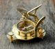 Nautical Brass West London Sundial Compass Marine Handmade Pocket Compass Decor Compasses photo 2