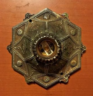 Rare 1920s Vintage Ornate Isco Art Deco Electric Ceiling Or Wall Fixture Lamp photo