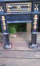 1 Rare Antique Cast Iron Theater Seat Isle Ends W/ Raised Letters 1900-1950 photo 5