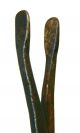 Antique 19th Cent Pa German Hearth Hand Wrought Iron Scissor Pipe Ember Tongs Primitives photo 5