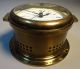 Stockburger Brass Ships Bell Clock Quartz Made In Germany C1960 Vintage Clocks photo 2