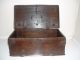Rare 17th Century Spanish Iron Bound Oak Box C1650 Pre-1800 photo 7