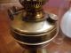 Antique Vintage Duplex Brass Oil Lamp Aladdin Style White Glass Shade & Chimney Lamps photo 7