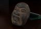 6 Inch High Serpentine Stone Olmec Mask - Antique Pre Columbian Statue - Olmec Maya The Americas photo 2
