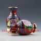 Chinese Handwork Paint Cloisonne Peony A Vase Xz136 Vases photo 5
