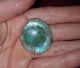 Ancient Roman Glass Fragment With Patina Cut For Jewelry Roman photo 6