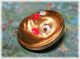 Introducing Googly Oogly W Moving Eyes & Cute Red Nose Acrylic In Brass Button Buttons photo 3