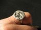 Ancient Greek Silver Seal Ring - Lion With Wings 4th - 3rd Century Bc Rrr Roman photo 4