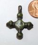 Ancient Viking Cross Pendant 900 - 1100ad Viking photo 1