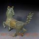 Chinese Bronze Gilt Old Handwork Kirin Statue Other Antique Chinese Statues photo 4