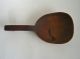Scoop Butter Paddle Carved Wood Primitive Treen Spoon Antique 1700s? 1800s? Primitives photo 2