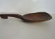 Scoop Butter Paddle Carved Wood Primitive Treen Spoon Antique 1700s? 1800s? Primitives photo 3