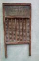 Vintage Old Wooden Metal Washboard Primitives photo 1
